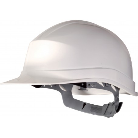 Casque de protection chantier avec serrage glissière