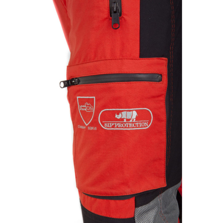 Pantalon anti-coupure bûcheron protection frontale A classe 1