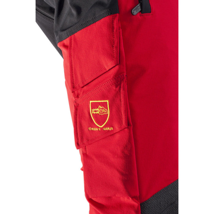 Pantalon bûcheron forestier protection frontale