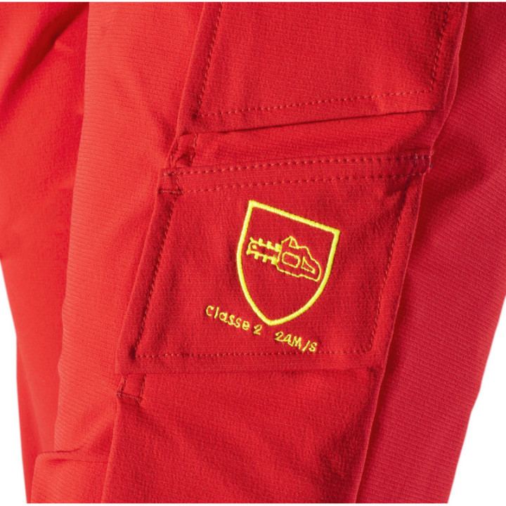 Pantalon bûcheron forestier protection frontale