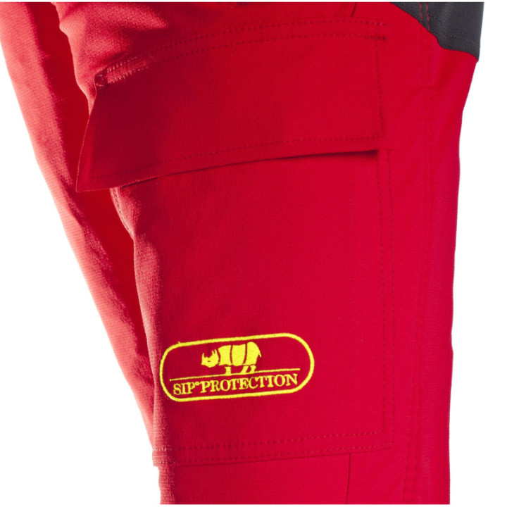 Pantalon bûcheron forestier protection frontale