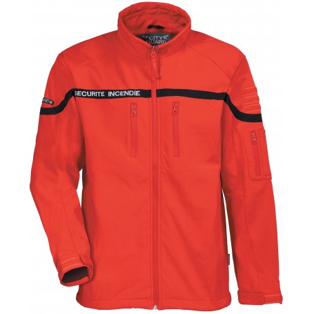 Veste en softshell sécurité incendie SSIAP