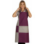 Tablier bavette damier