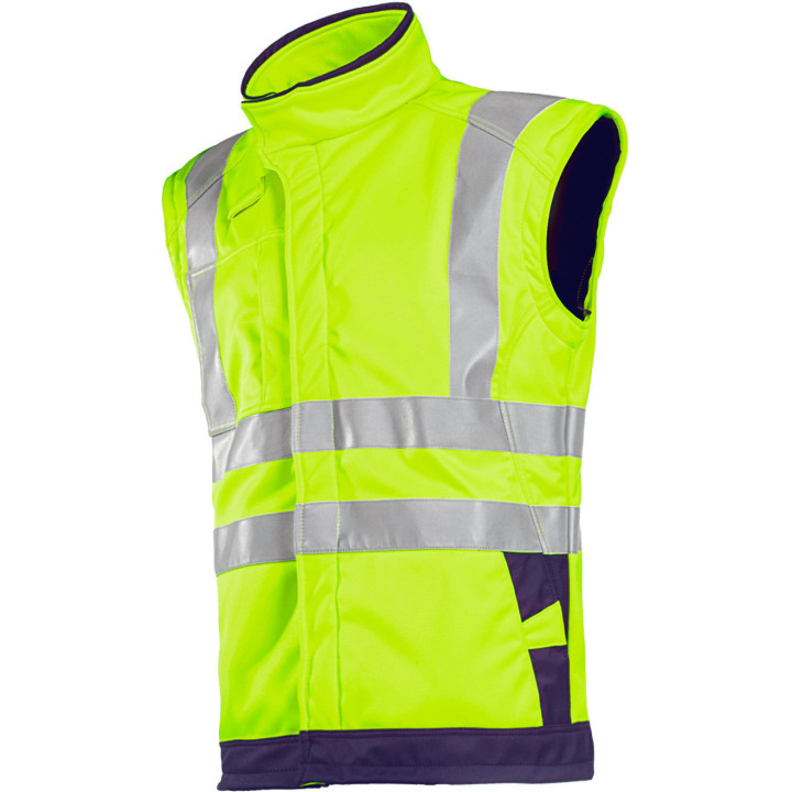 Veste Haute Visibilité en Softshell ignifuge et antistatique