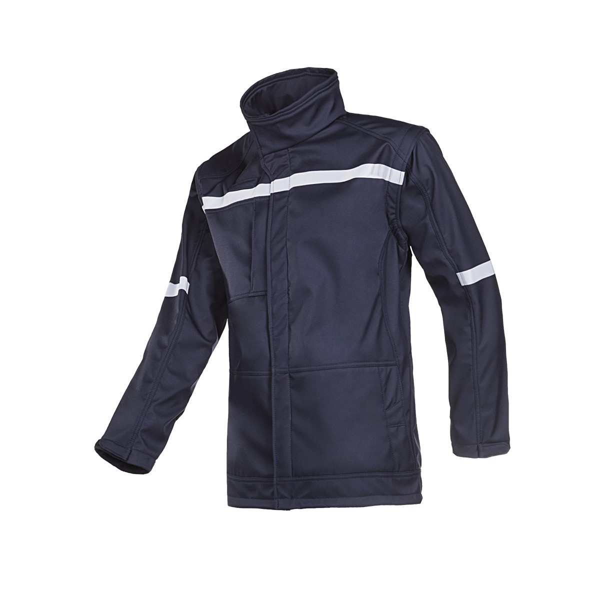 Softshell ignifugé et antistatique avec manches détachables