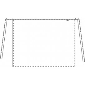 Tablier bistro 100 cm de large X 90 cm de long (2)