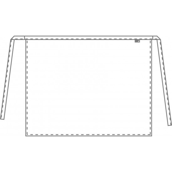 Tablier bistro 100 cm de large X 90 cm de long