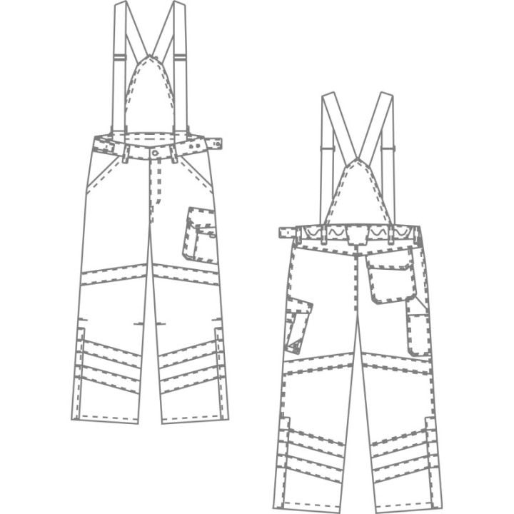 Pantalon tous temps haute visibilité