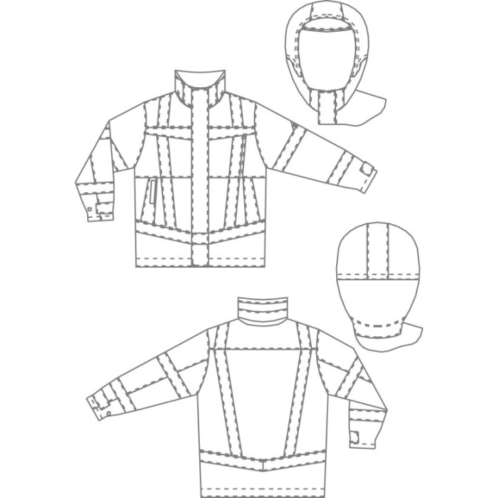 Parka tous temps ignifugé et antistatique zone ATEX