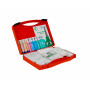 Trousse de secours valisette rouge pour 4 personnes