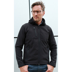 Veste homme respirante et déperlante en Softshell 2 couches