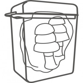 Bouchons d'oreilles en thermoplastique avec cordon (2)