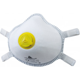 Boite de faciales FFP2 format coque avec valve – dolomite (2)