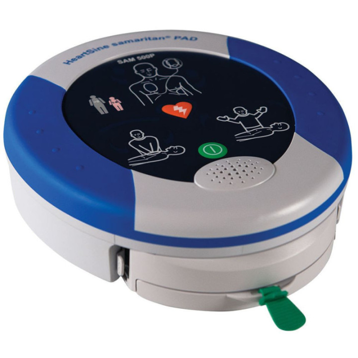 Défibrillateur cardiaque HeartSine 500P semi-automatique avec RCP