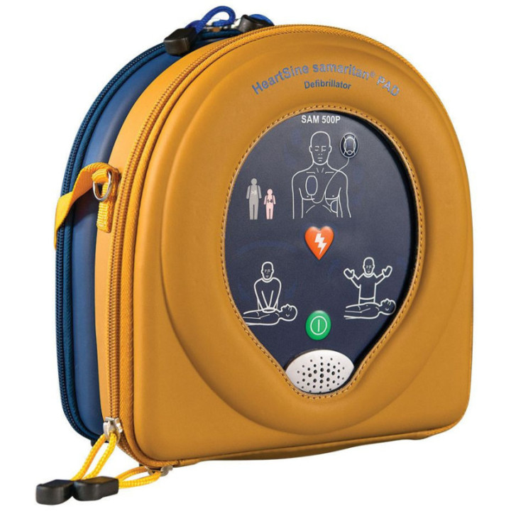 Défibrillateur cardiaque HeartSine 500P semi-automatique avec RCP