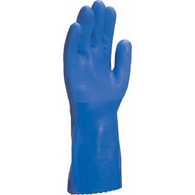 Gant pétrolier PVC résistant aux hydrocarbures longueur 30cm (2)