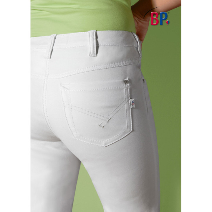 Jean femmes blanc médical BP