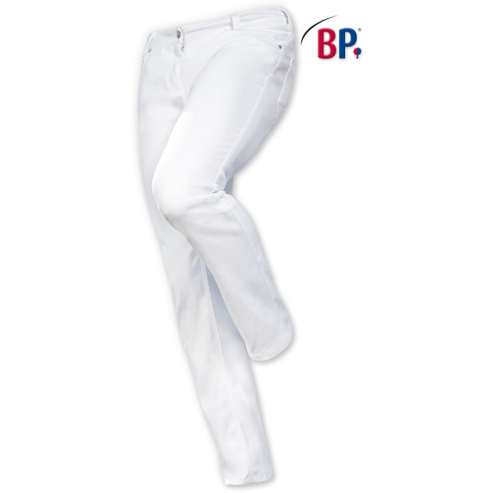 Pantalon médical hommes coupe jean blanc BP