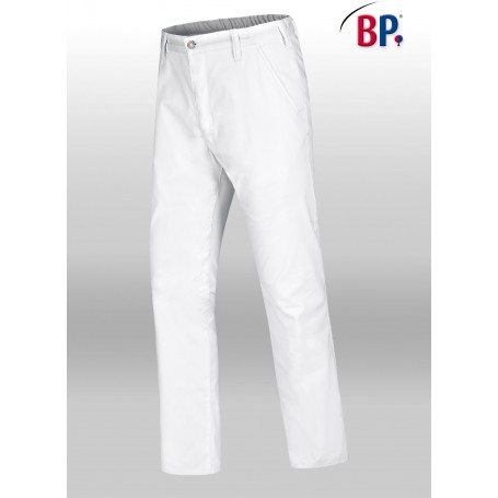 Pantalon médical blanc hommes