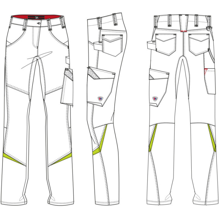 Pantalon de travail femmes coupe seyante BP