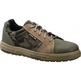 chaussure de sécurité avec imprimé camouflage
