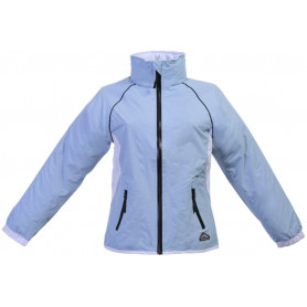 Veste de sport femme en nylon enduit imperméable et respirant