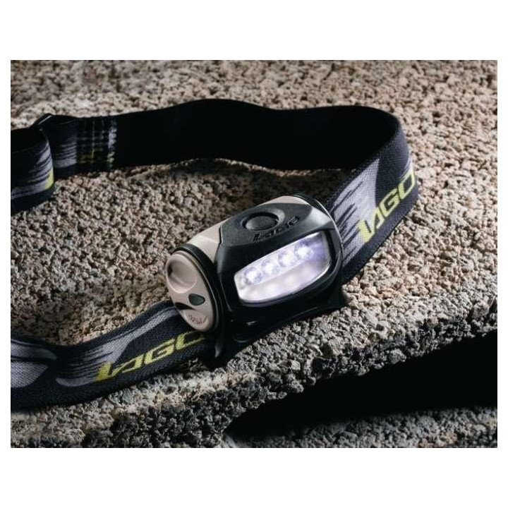 Lampe frontale multi-usages 4 LED LAGO