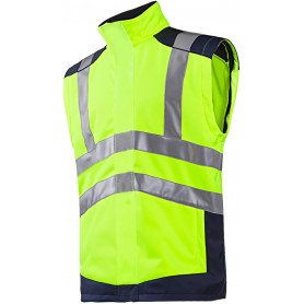 Veste Softshell Haute Visibilité à manches détachables (2)