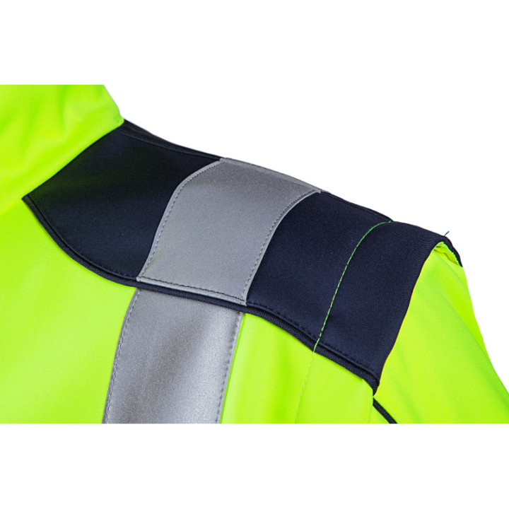 Veste Softshell Haute Visibilité à manches détachables