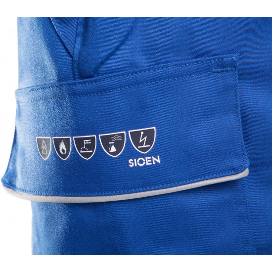 Pantalon de travail soudeur multirisques