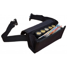 Distributeur de pièces de monnaie Euro Sac à main du serveur - avec porte- monnaie et porte-pièces avec ceinture et trieur d'euros et porte-monnaie  organisateur