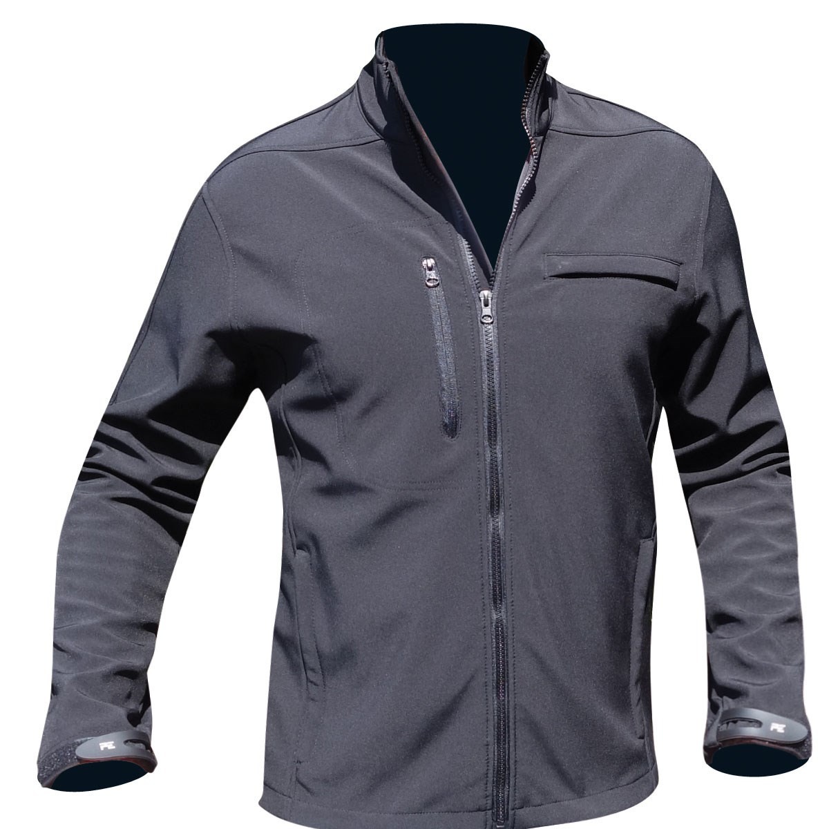 Blouson agent de sécurité noir en Softshell 3 couches Dintex Blouson agent de sécurité noir en Softshell 3 couches Dintex