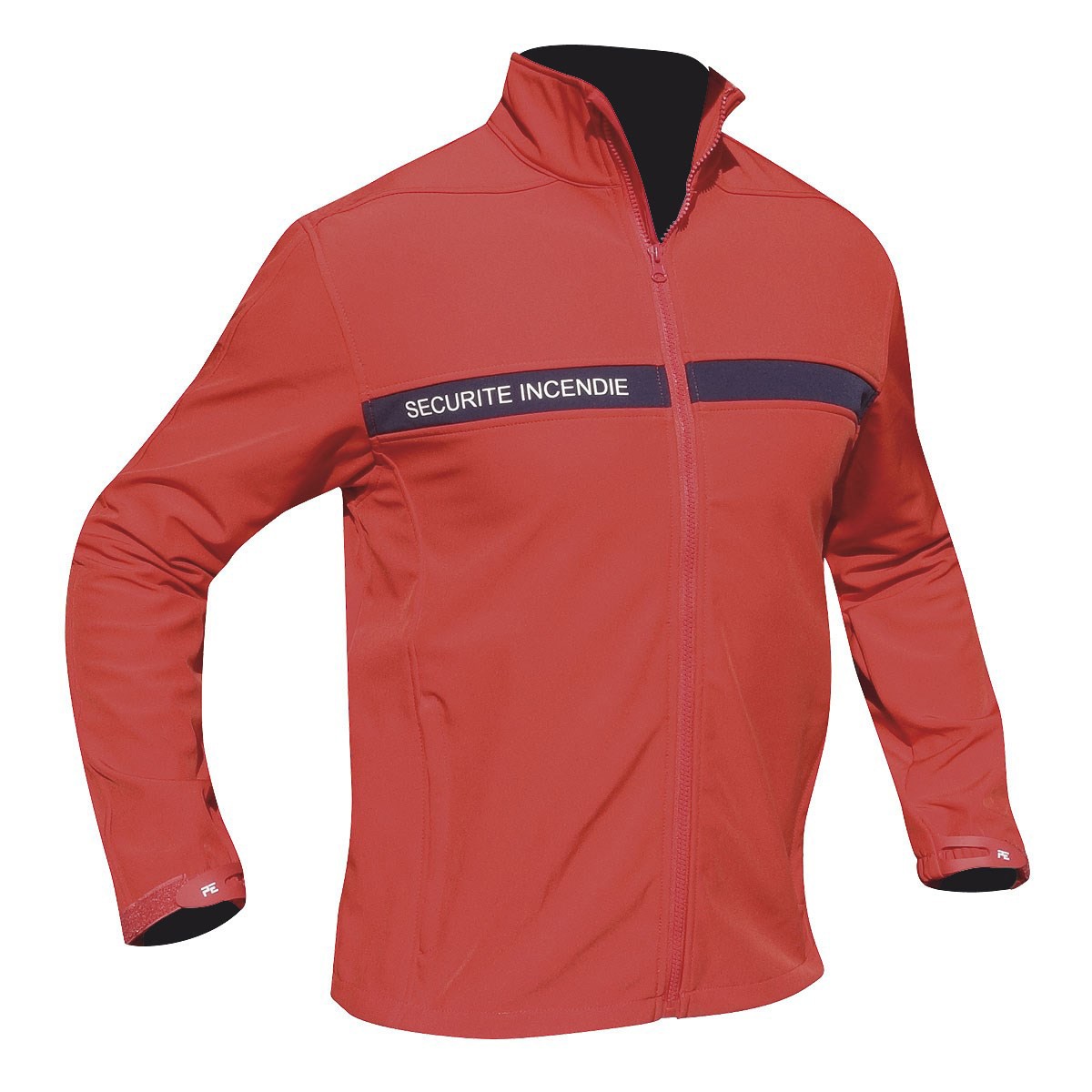 Blouson sécurité incendie rouge Softshell 3 couches Dintex