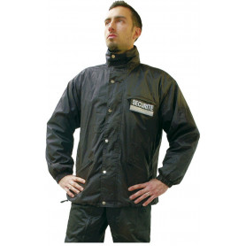 Blouson coupe-vent pour agent de sécurité et de surveillance