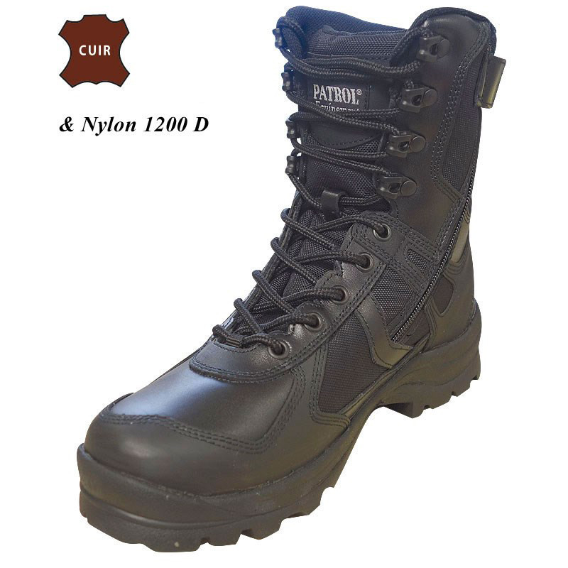 Rangers patrol en cuir et nylon