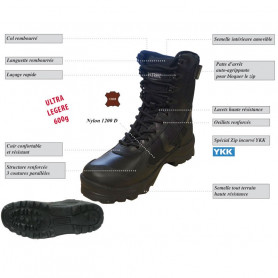 Rangers patrol en cuir et nylon (2)