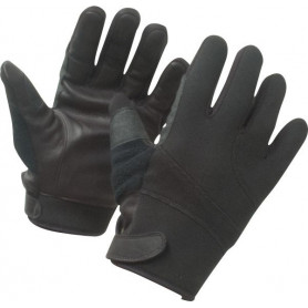 Gants anti-coupures intempéries noirs