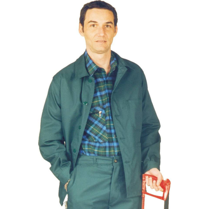 Veste de travail en polycoton fabriquée en France