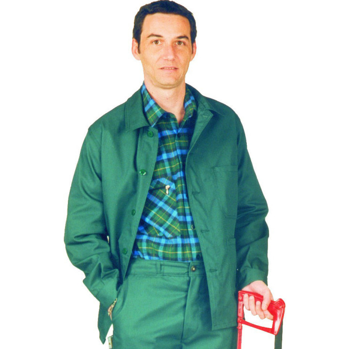 Veste de travail en polycoton fabriquée en France