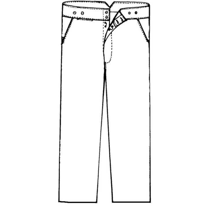 Pantalon velours Le LABOUREUR coupe droite Made in France