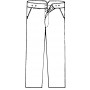 Pantalon velours charpentier couvreur traditionnel