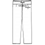 Pantalon velours charpentier couvreur traditionnel