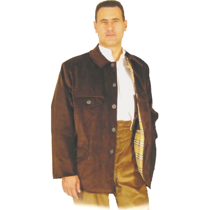 Veste, Vareuse en Velours côtelé Doublée, Fabriquée en France