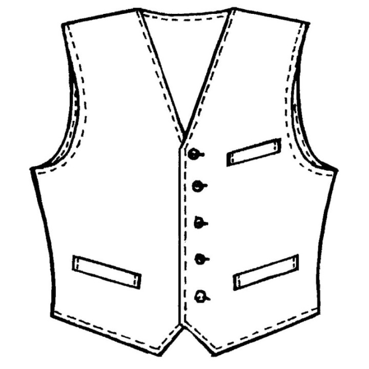Gilet tailleur velours Fabriqué en France