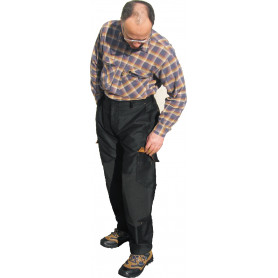 Pantalon Largeot en Moleskine Multi-poches Coupe Demi-Ballon (2)