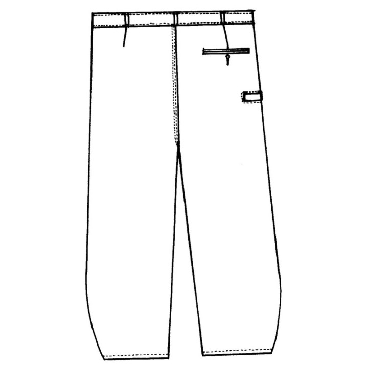 Pantalon menuisier et ébénistes d'autrefois Le LABOUREUR