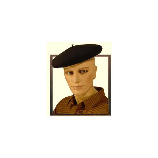 Béret Basque imperméable noir