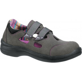 Chaussures de sécurité femmes aérées à scratch