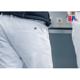 Pantalon médical coupe ajusté chino homme (2)