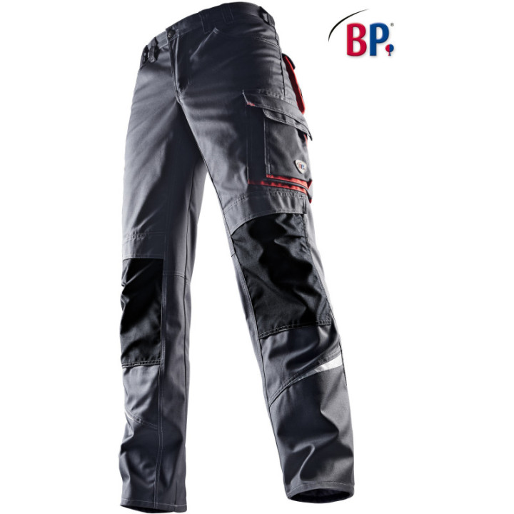 Pantalon de travail coupe slim avec poches protection genoux